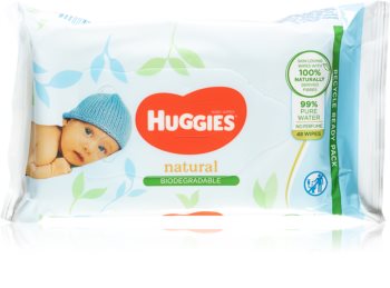 Huggies Natural Biodegradable Puhdistavat pyyhkeet Vastasyntyneille Lapsille