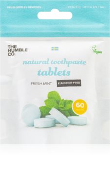 The Humble Co. Natural Toothpaste Tablets παστίλιες χωρίς φθόριο