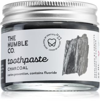 The Humble Co. Natural Toothpaste Charcoal ekologiška dantų pasta