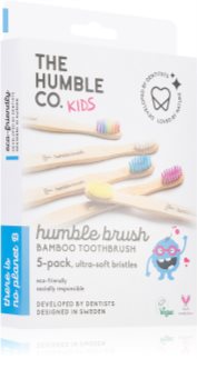The Humble Co. Brush Kids bambusová zubná kefka ultra soft