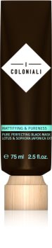 I Coloniali Mattifying & Pureness почистваща черна маска за мигновено озаряване
