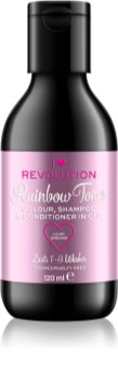 I Heart Revolution Rainbow Shots shampoo per accelerare la scomparsa del colore per capelli