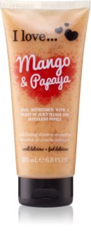 I love... Mango & Papaya душ пилинг
