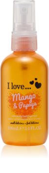I love... Mango & Papaya osvěžující tělový sprej