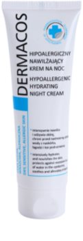 Ideepharm Dermacos Dry Sensitive Allergic Skin crema de noche hipoalergénica con efecto humectante