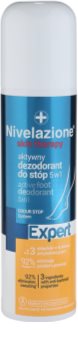 Ideepharm Nivelazione Expert aktivní deodorant na chodidla 5 v 1 ve spreji
