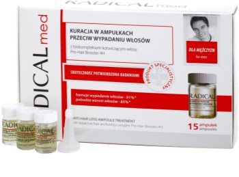 Ideepharm Radical Med Anti Hair Loss sérum de cuidado contra queda capilar para homens