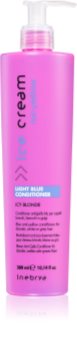 Inebrya No-Yellow Conditioner voor Blond en Grijs Haar neutraliseert gele Tinten