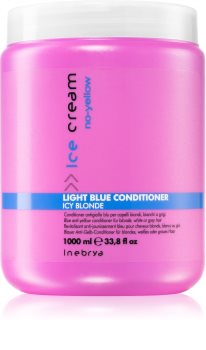 Inebrya No-Yellow Conditioner für blonde und graue Haare neutralisiert gelbe Verfärbungen