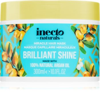 Inecto Argan Maske mit ernährender Wirkung für glänzendes und geschmeidiges Haar
