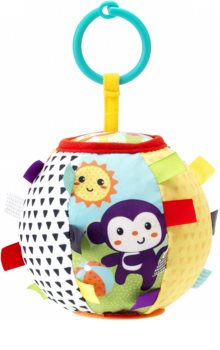Infantino Sensory Bowl Kontrast-Spielzeug zum Aufhängen mit Spiegel
