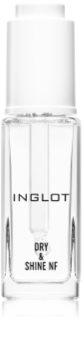Inglot Dry & Shine NF Nagellack zur Beschleunigung der Lacktrocknung mit einer Pipette