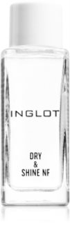 Inglot Dry & Shine NF vrchný lak na nechty pre urýchlenie zasychania laku náplň
