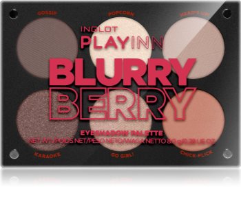 Inglot PlayInn Lidschattenpalette