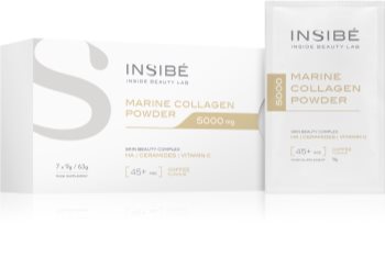 INSIBÉ Marine collagen 5000 mg coffee flavoured for age group 45+ - starter pack Nahrungsergänzungsmittel mit Süßungsmitteln