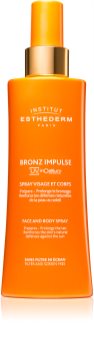 Institut Esthederm Bronz Impulse Spray emulsie pentru bronz rapid și de durată pentru față și corp