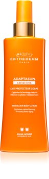 Institut Esthederm Adaptasun Sensitive Protective Body Lotion lait protecteur solaire moyenne protection solaire