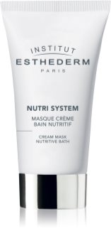 Institut Esthederm Nutri System Cream Mask Nutritive Bath mascarilla nutritiva textura crema con efecto rejuvenecedor