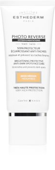 Institut Esthederm Photo Reverse Brightening Protective Anti-Dark Spots Face Care ochranný tónovací krém proti pigmentovým skvrnám s vysokou UV ochranou