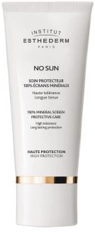 Institut Esthederm No Sun 100% Mineral Screen Protective Care 100% ásványi védőkrém arcra és testre magas UV védelemmel