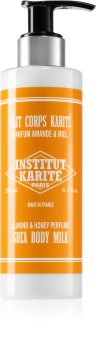 Institut Karité Paris Almond and Honey Shea Body Milk Kosteuttava Vartalovoide Sheavoin Kanssa