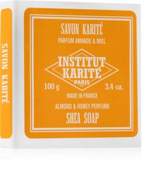 Institut Karité Paris Almond and Honey Shea Soap Feinseife mit Bambus Butter