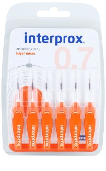 Interprox 4G Super Micro escovas interdentais flexíveis 6 pçs
