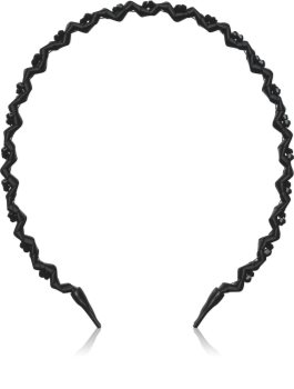 invisibobble Hairhalo True Dark Sparkle bentiță reglabilă pentru păr