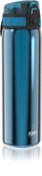 Ion8 One Touch Wasserflasche aus Edelstahl