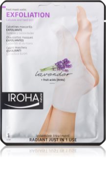 Iroha Exfoliation exfoliační ponožky pro zjemnění a hydrataci pokožky nohou