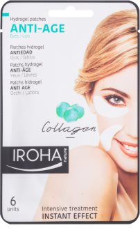 Iroha Anti - Age Collagen maschera antirughe per il contorno occhi e labbra