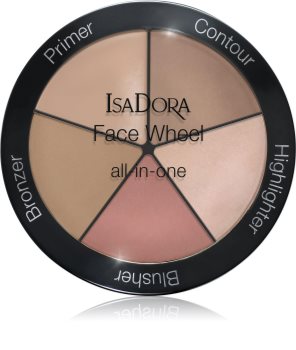 IsaDora Face Wheel Lidschatten & Kontourpalette für das Gesicht