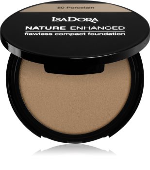 IsaDora Nature Enhanced Flawless Compact Foundation das cremige Kompakt-Make-up
