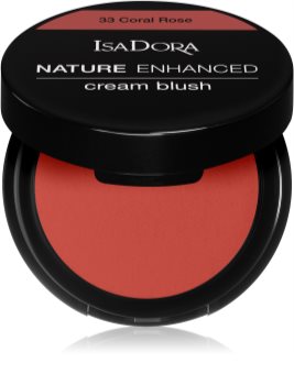 IsaDora Nature Enhanced Cream Blush blush compact avec pinceau et miroir
