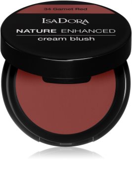 IsaDora Nature Enhanced Cream Blush blush compact avec pinceau et miroir