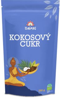 ISWARI Kokosový cukr sladidlo vhodné pro diabetiky s jemnou karamelovou příchutí
