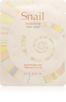 It´s Skin Snail masque hydratant en tissu avec effets apaisants