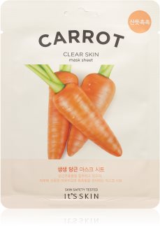 It´s Skin The Fresh Mask Carrot textile Maske mit Reinigungseffekt