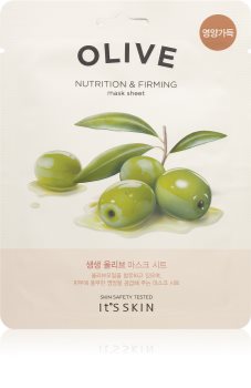 It´s Skin The Fresh Mask Olive masque nourrissant en tissu à l'extrait d'olives