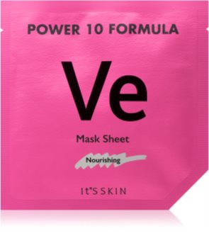 It´s Skin Power 10 Formula VE Effector mască textilă nutritivă  pentru ten obosit