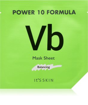 It´s Skin Power 10 Formula VB Effector masque nourrissant en tissu pour peaux grasses sujettes à l'acné