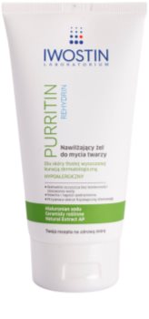 Iwostin Purritin Rehydrin gel de limpeza hidratante para pele desidratada e irritada por tratamento antiacneico