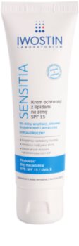 Iwostin Sensitia creme de proteção com lipídios contra o frio e vento SPF 15