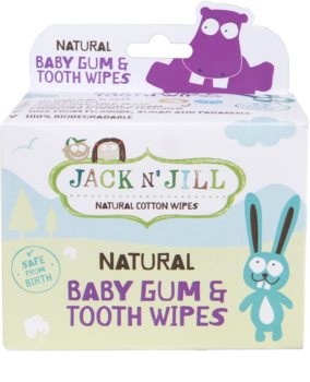 Jack N’ Jill Natural vlažne maramice za zaštitu zuba i desni