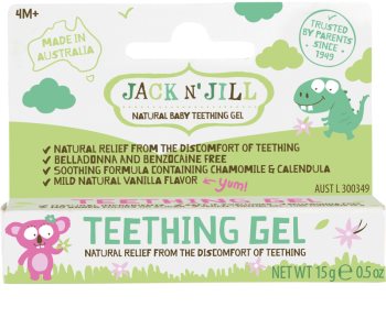 Jack N’ Jill Teething Gel beruhigendes Gel Zahnungshilfe