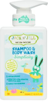 Jack N’ Jill Simplicity Delikat brusecreme og shampoo til børn 2-i-1