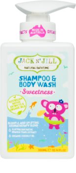 Jack N’ Jill Sweetness jemný sprchový gel a šampon pro děti 2 v 1