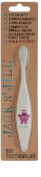 Jack N’ Jill Hippo Organic Tootbrush for Kids Extra Soft