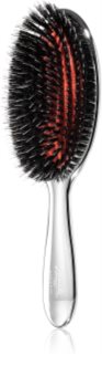 Janeke Chromium Line Air-Cushioned Brush with Bristles and Nylon Reinforcement овальная щетка для волос