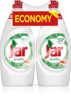 Jar Sensitive Tea Tree & Mint prostředek na mytí nádobí DUO BALENÍ